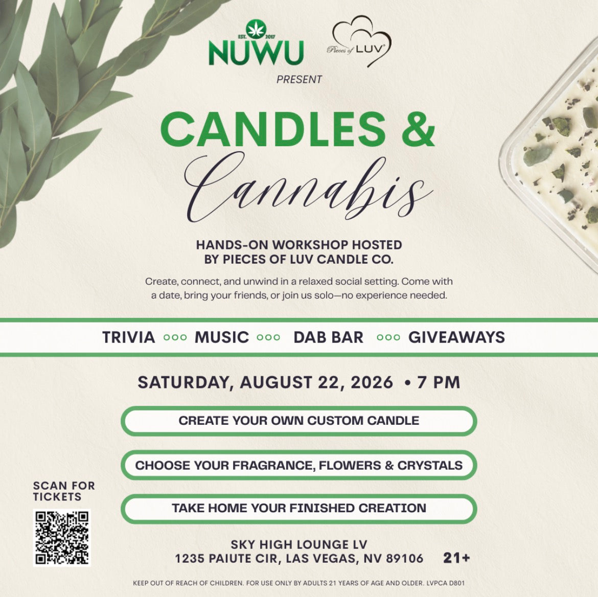 Candles & Cannabis Workshop