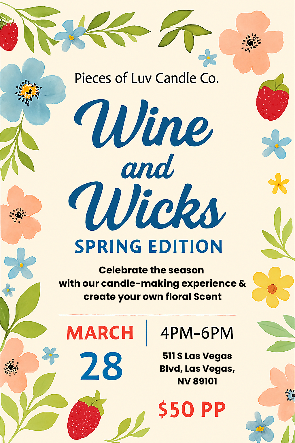 Candle Making Experience @ Velvet & Vine Ticket
