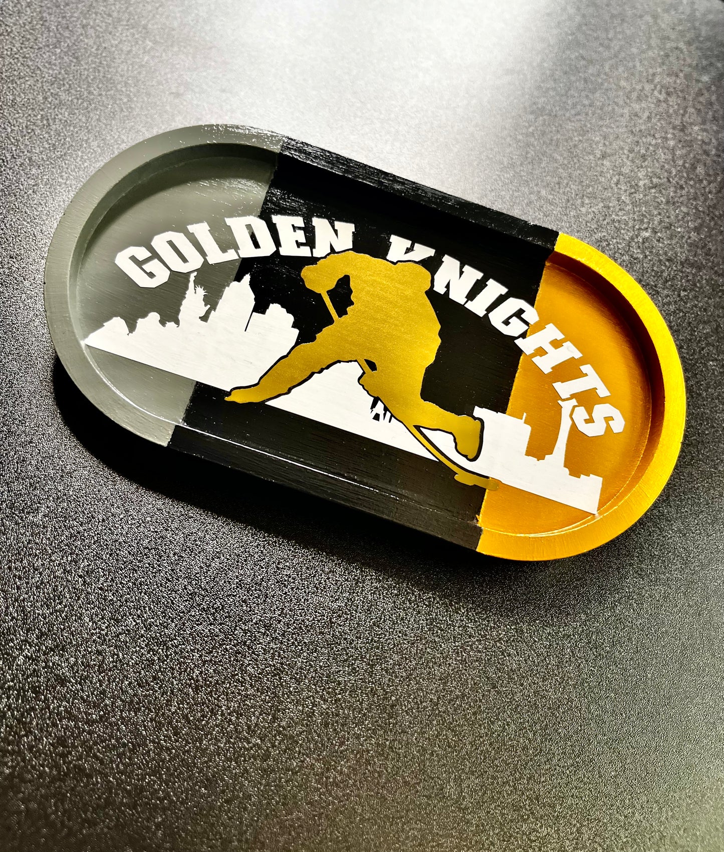 Golden Knights Tray - Pieces Of Luv Candle Co.