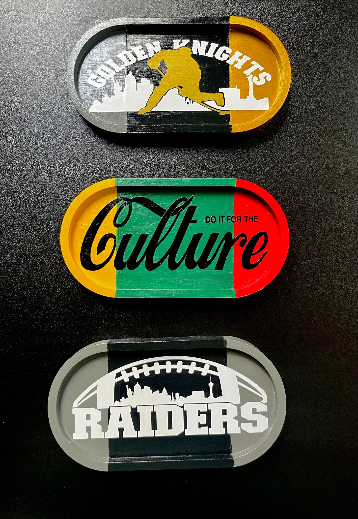 Golden Knights Tray - Pieces Of Luv Candle Co.