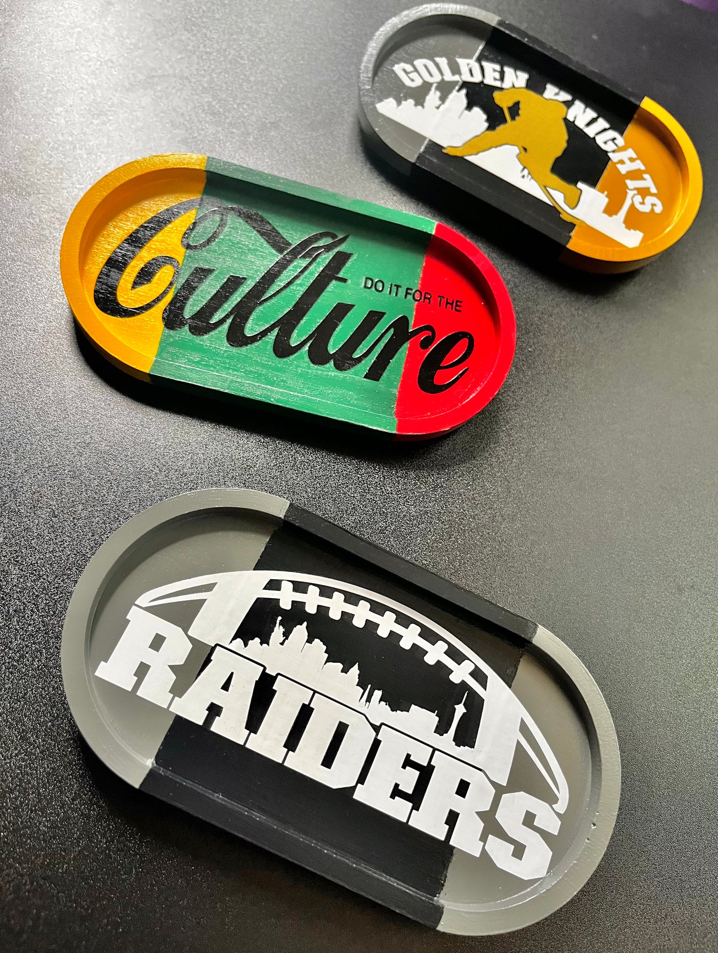 Golden Knights Tray - Pieces Of Luv Candle Co.