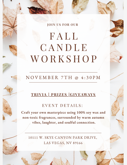 Candle Making Workshop @ SKYE CANYON
