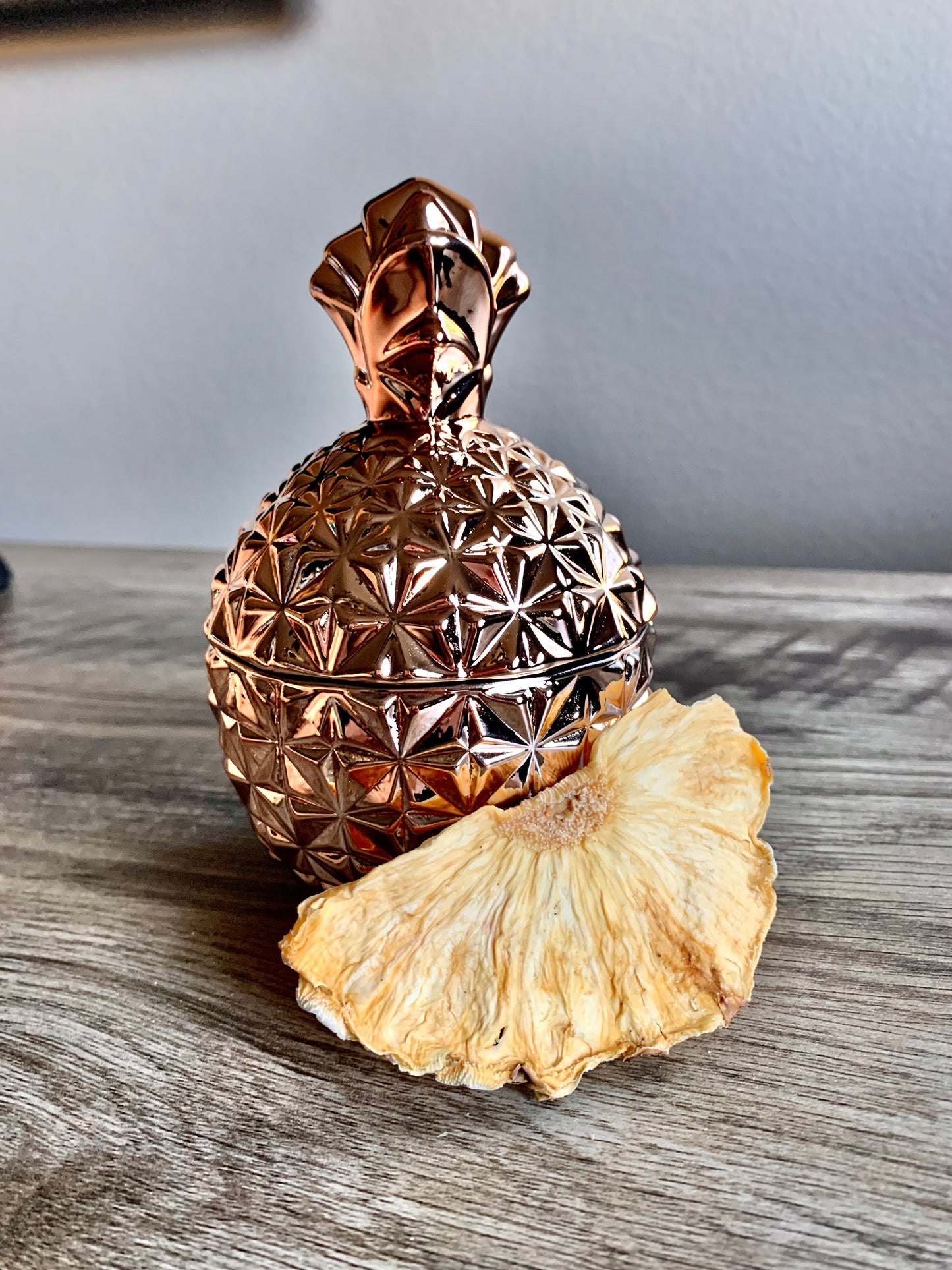 Radiant Rose Gold Pineapple - Pieces Of Luv Handmade Candles 