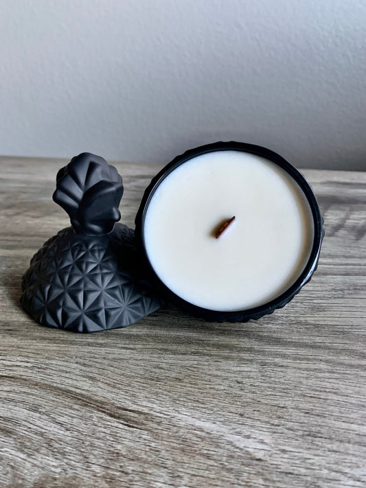 Matte Black Pineapple - Pieces Of Luv Handmade Candles 